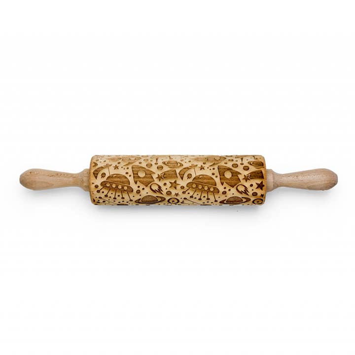 Space 1 Embossing Rolling Pin for wholesale by Boon Homeware