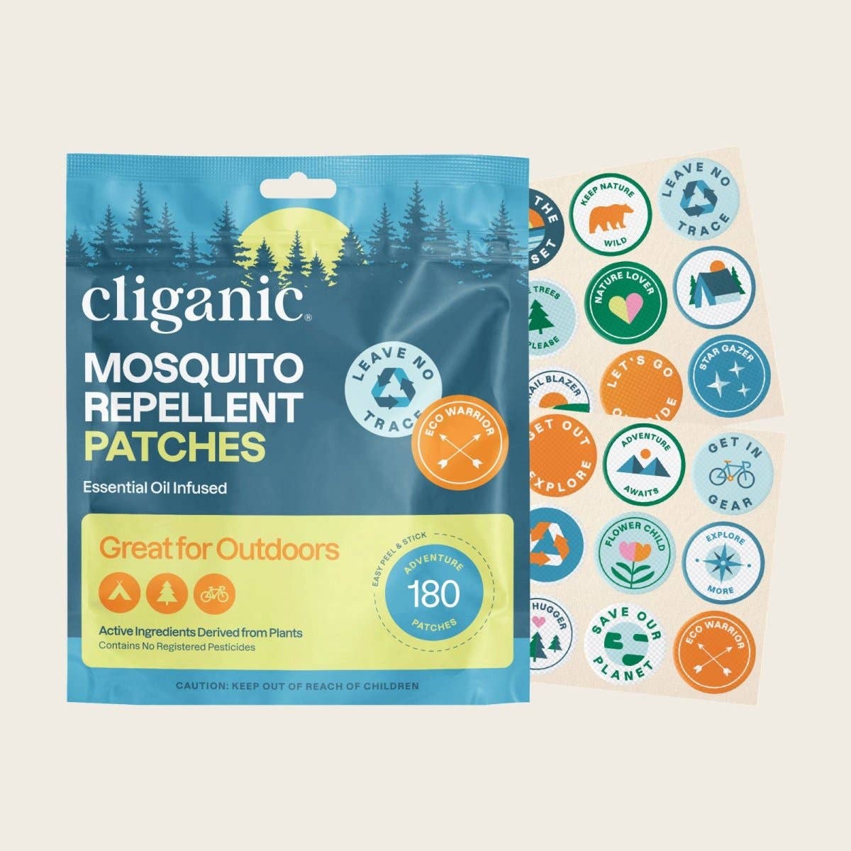 Cliganic - Wholesale Insect Repellent - Mosquito Repellent Patches - Adventure5