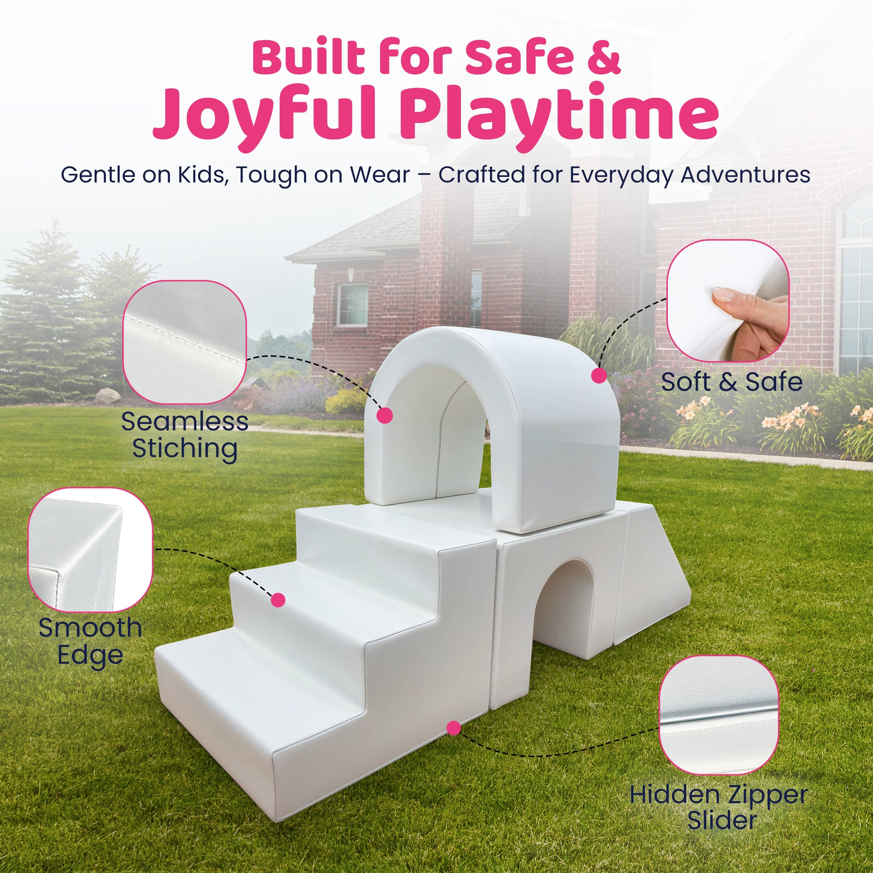 TQ FURNITURE – wholesale Toy set – Kids – Soft Play - Arc Tunnel - Upper Bridge Combination Set4