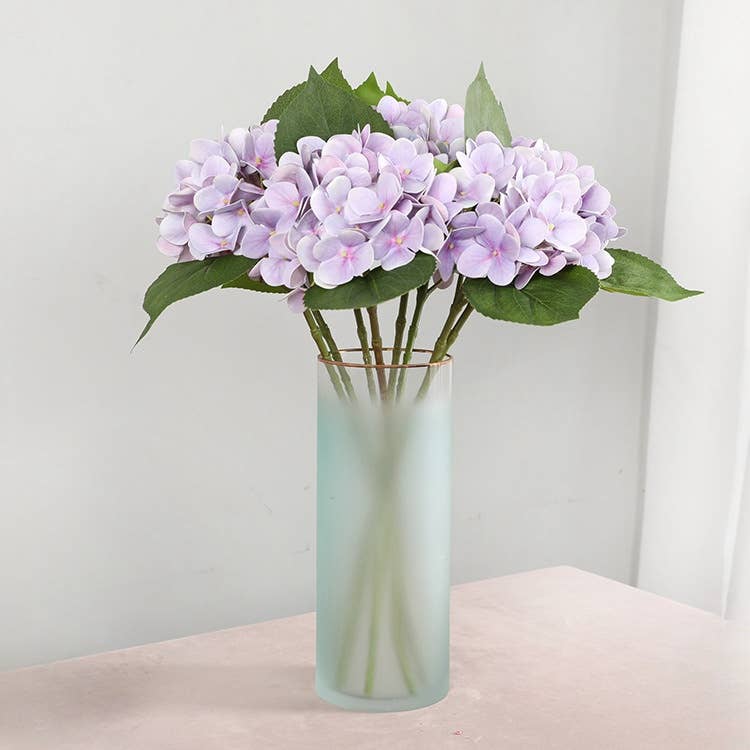 ACNITE(We cover U.S. import duties) - Vente Fleurs artificielles - Fleur d'hortensia artificielle en soie hortensia violet hortensia6