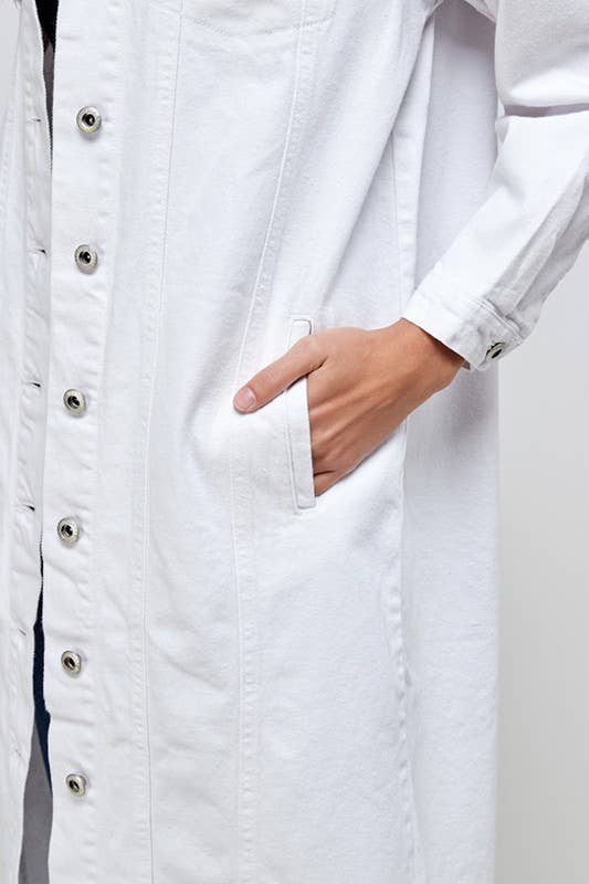 BLUE AGE – wholesale Denim jacket – Women's – Long Trench Coat Denim Jean Jacket (OPEN PACK)18