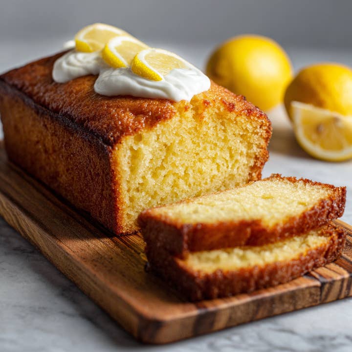 Wholesale Gluten Free Lemon Pound Cake – Pre-Sliced 1 lb Loaves (2/Case) | Frozen Foodservice & Retail Bakery Supplier for wholesale by Lilacs and Lemons Farmhouse Bakery