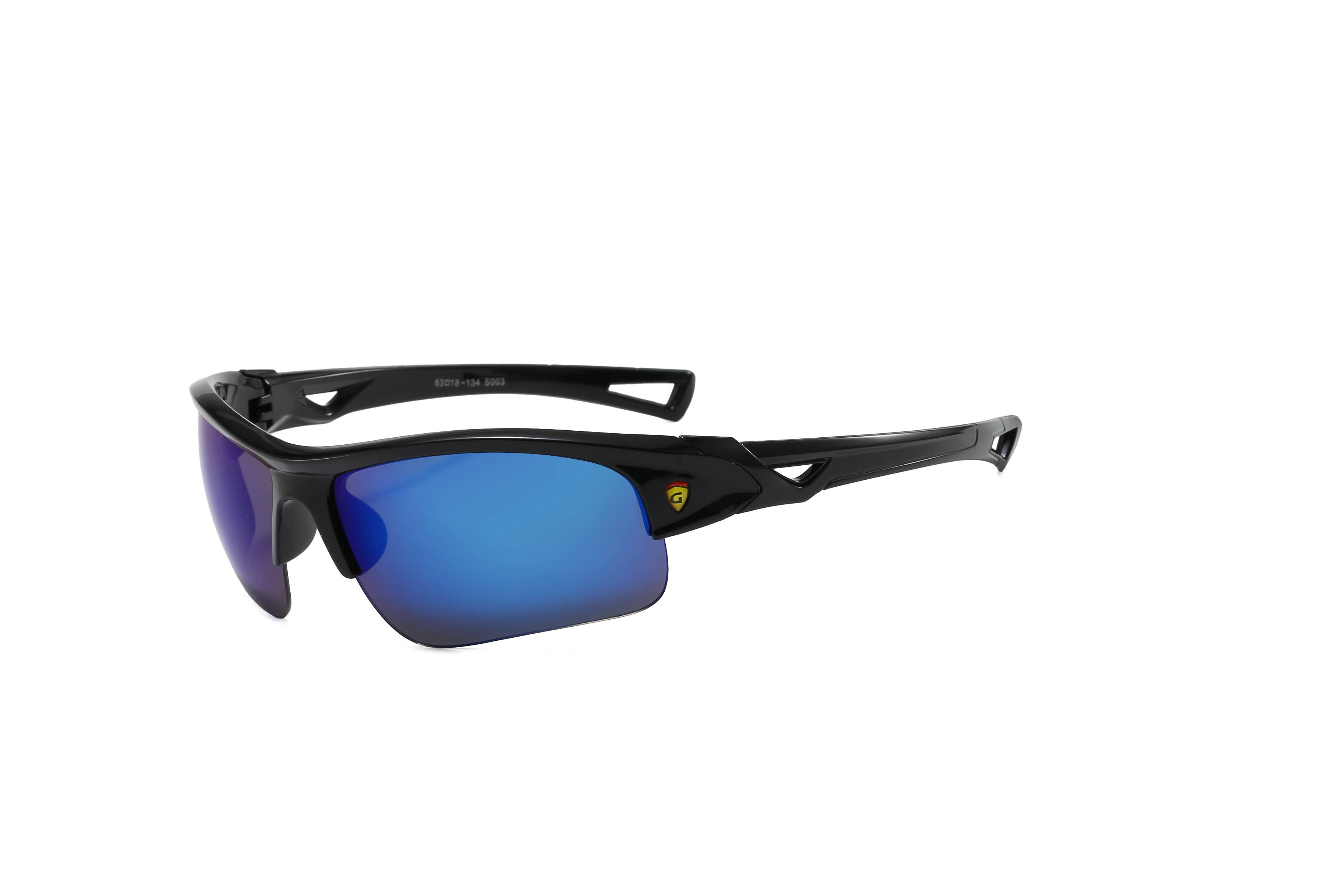 Trio Trading – wholesale Sunglasses – Unisex – Semi-Frame Sport Sunglasses PC UV400, Assorted Color 12 Pack3