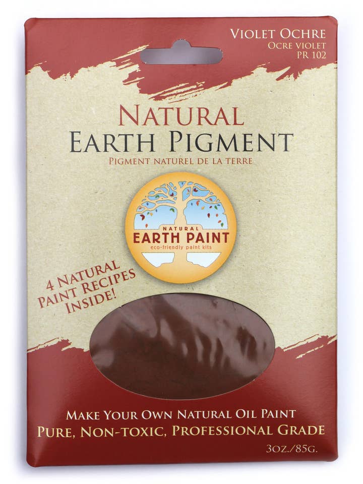 Mineral earth pigment Violet Ocher for wholesale by Natural Earth Paint EU
