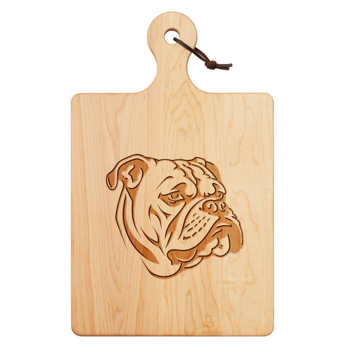 Artisanales Schneidebrett aus Ahornholz | Bulldogge | 16 x 10" für den Großhandel von Sophistiplate