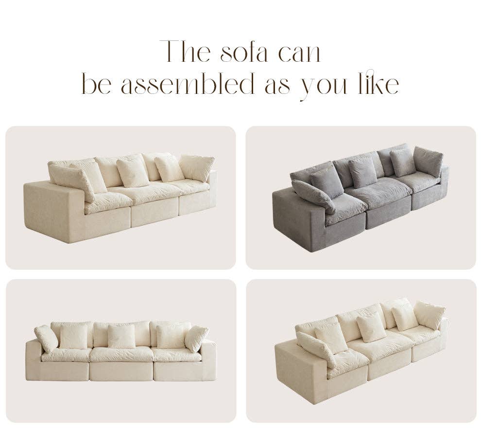 39F Inc. - Wholesale Sofa - Modern Modular Sectional Sleeper Sofa with Compressed Design12