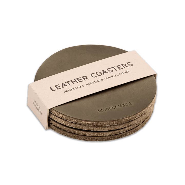 Woolly Made - Wholesale Coasters - Leather Coasters9