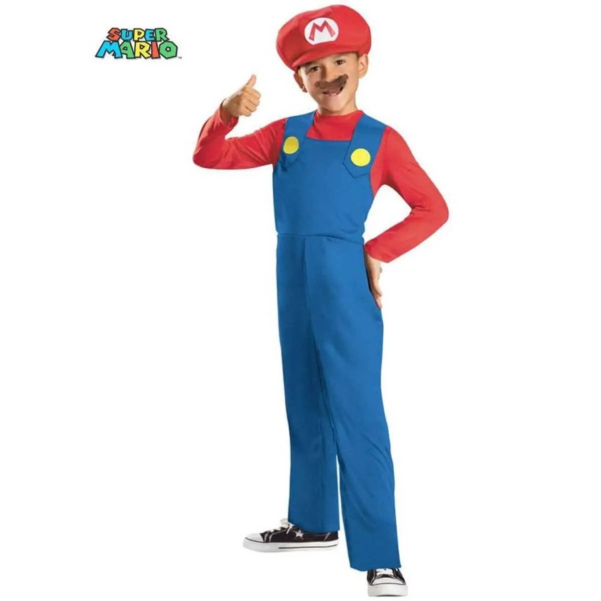 Party Expo, LLC - Wholesale Costume - Kids - Super Mario - Classic Costume - M (7-8)0