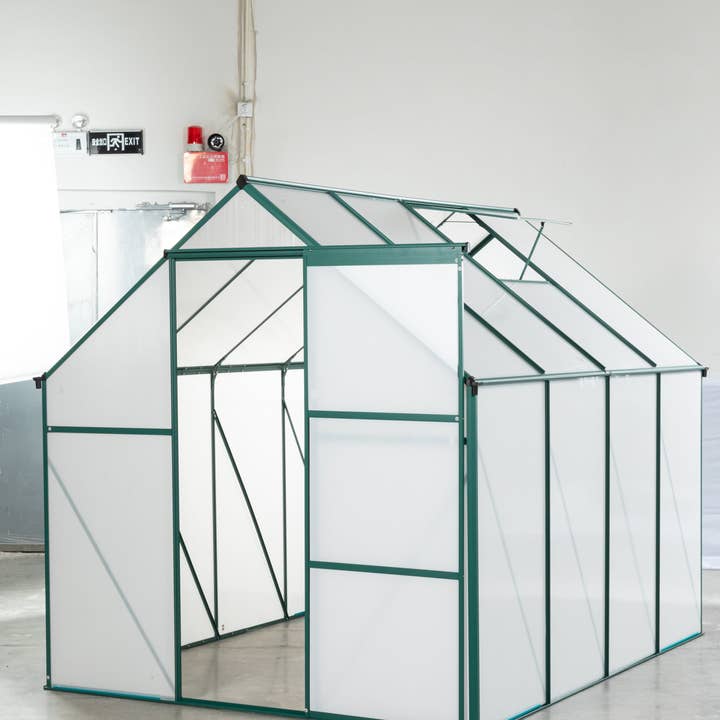 39F Inc. - Wholesale Outdoor Ornament/Decor - Walk-In Green-6 x 8 FT Outdoor Patio Greenhouse Sliding Door29