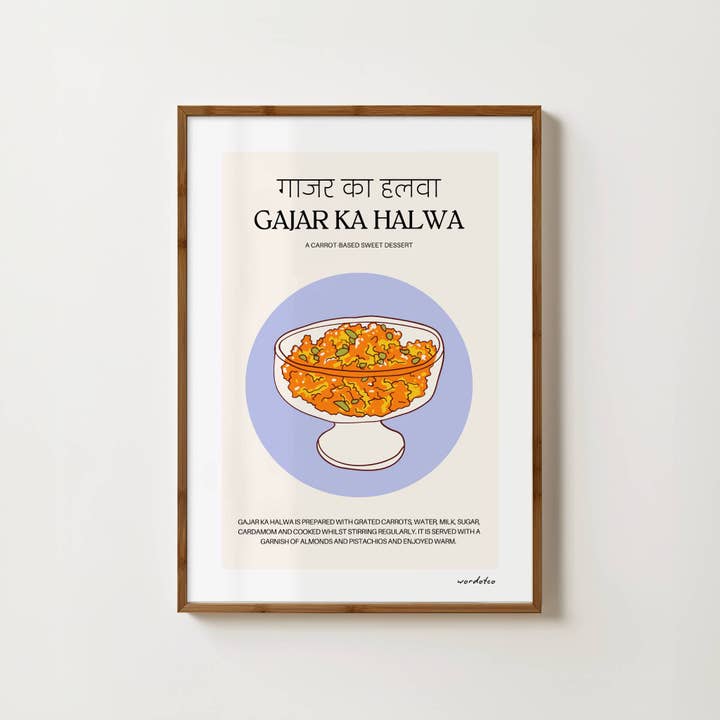 GAJAR KA HALWA PRINT for wholesale by Wordotco