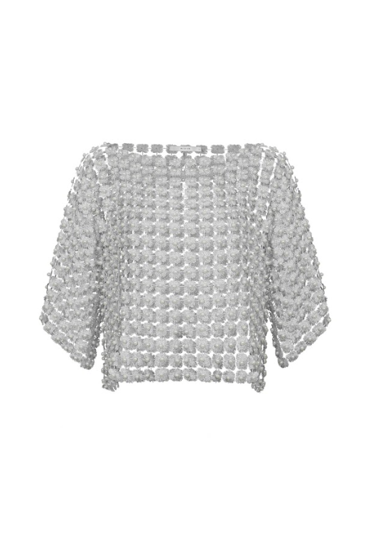 RIVIR - Vendita all'ingrosso Camicetta - Donna - TOP ALL'UNCINETTO CON PERLINE17