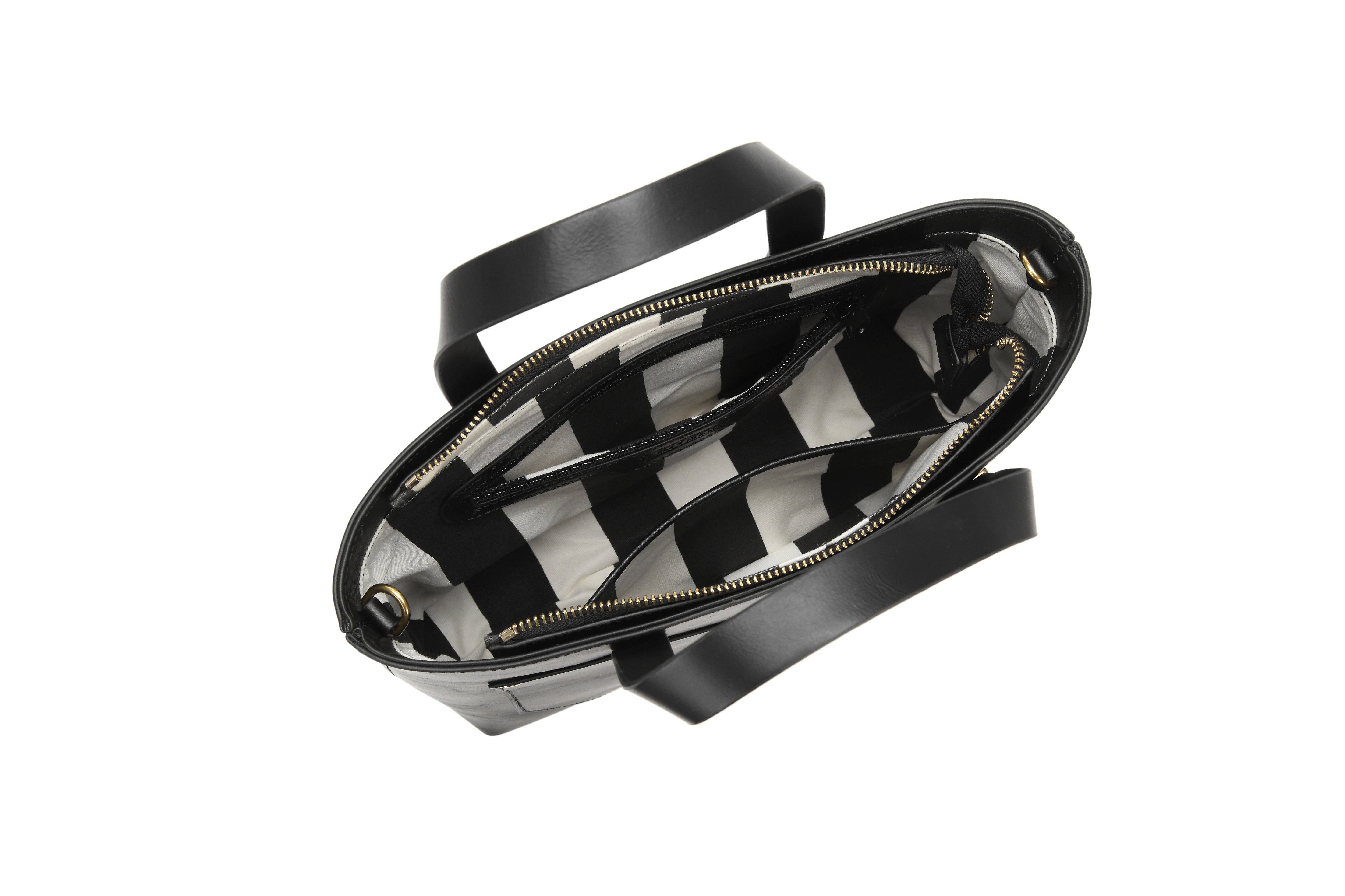 R.Riveter - Wholesale Satchel - Women's - Marcy |  Matte Black Leather4