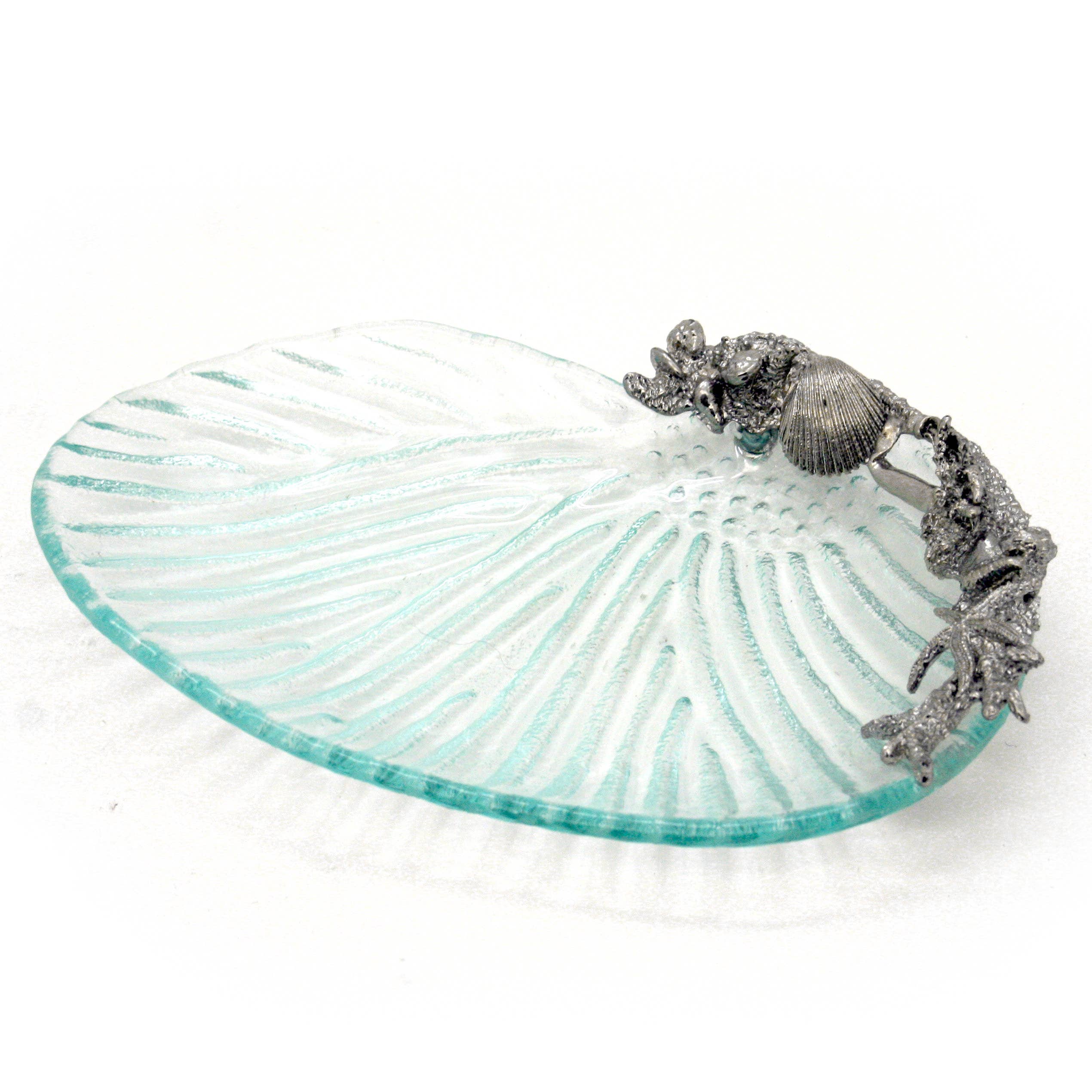 Housewares & Tabletops by Contrast Inc. - Wholesale Decorative Tray - Tray with Shell/Coral0