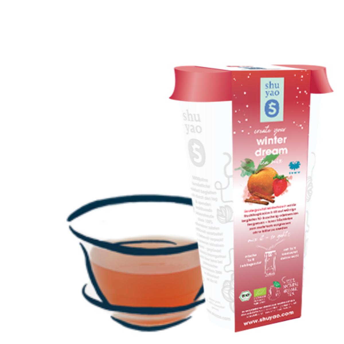 Shuyao - Vendita all'ingrosso Tisane salutari e depurative - Tè invernale biologico Shuyao 15x in un set o singolarmente in una scatola aromatica12