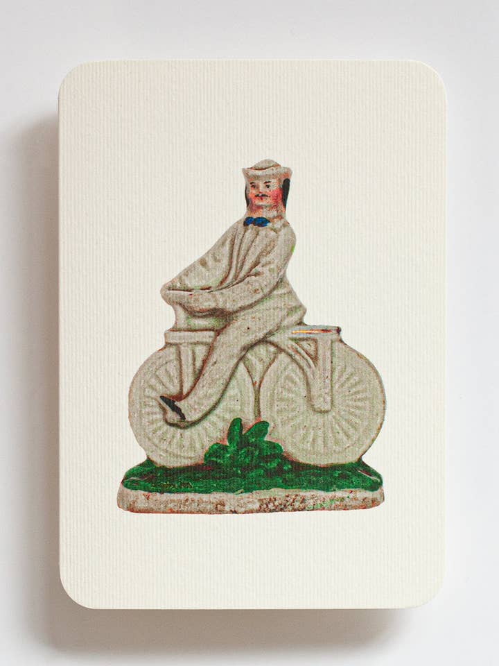 The Bicyclist Greeting Card | Birthday Card | Luxury Cards for wholesale by Canonbury Press