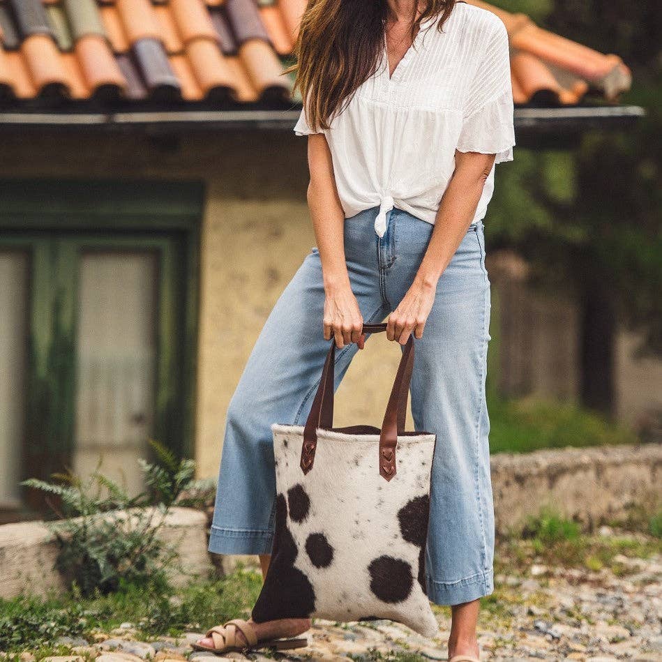 SutiSana - Wholesale Tote Bag - Women's - Cowhide Road Trip in Pinto3