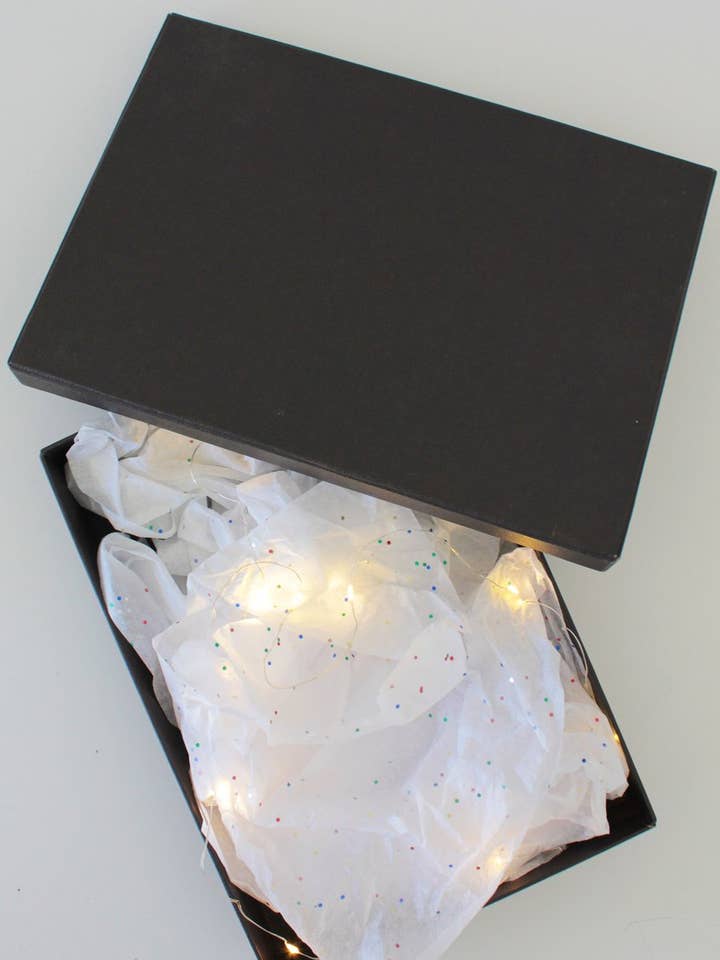 10 LED Gift Box Lights - Warm White for wholesale by Perfect Holiday