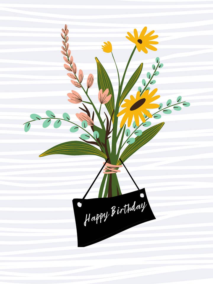 Segno di buon compleanno per la vendita all'ingrosso da parte di Alexis S Photography