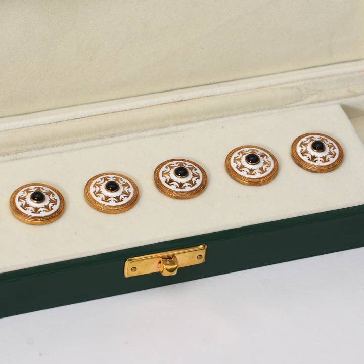 Mosaic Bandhgala Buttons for wholesale by House of Badnore