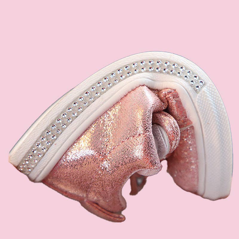 APHISON - Wholesale Lifestyle Sneakers - Kids - Children's Bow Sequined Casual Shoes1