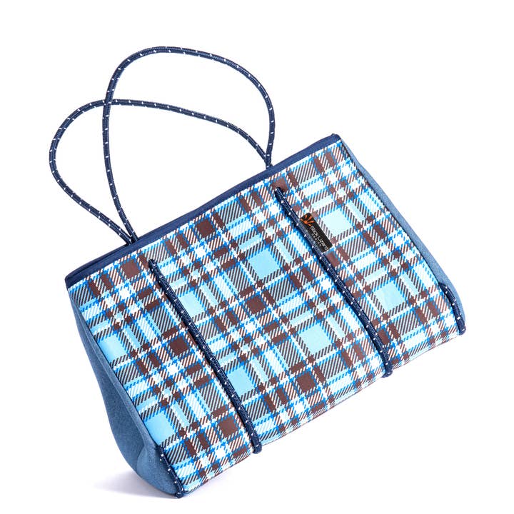 SLD Phantom Sac fourre-tout en néoprène - Carreaux pour la vente par Slick Lizard Design LLC