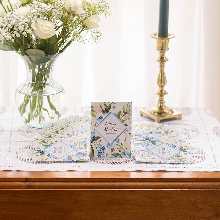Bentley Seed Co. - Wholesale Sympathy Card - Vintage Gift - Forget Me Not Seed Packets
