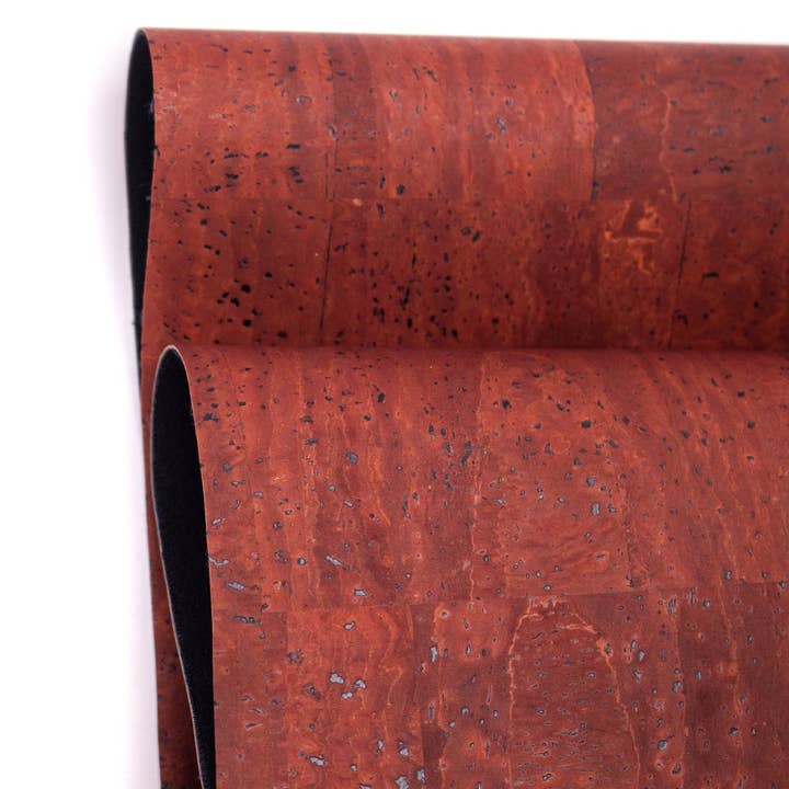 Meninas Bonitas Cork – material para artesanato por atacado – Tecido de Cortiça Portuguesa Vermelho Escarlate COF-155
