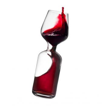 Godinger 99312 16 oz Allegra Gold Red Wines Glass - Set of 4, 4