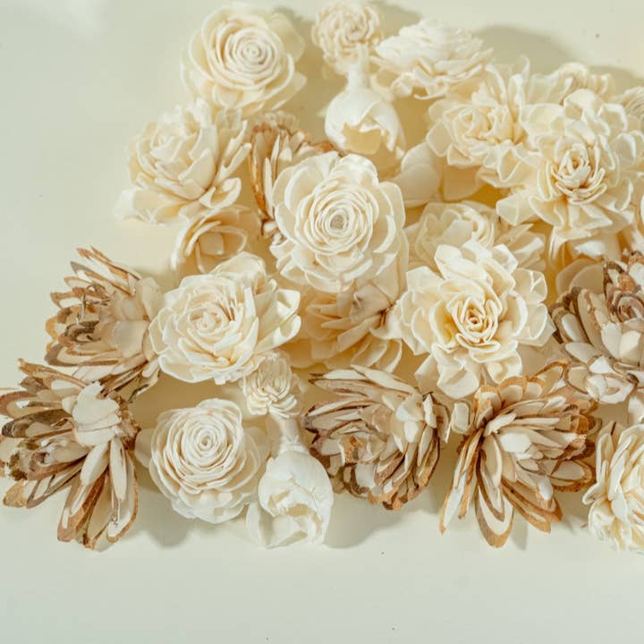 Sola Wood Flowers - Wholesale Artificial Flowers - 50 Random Assortment
