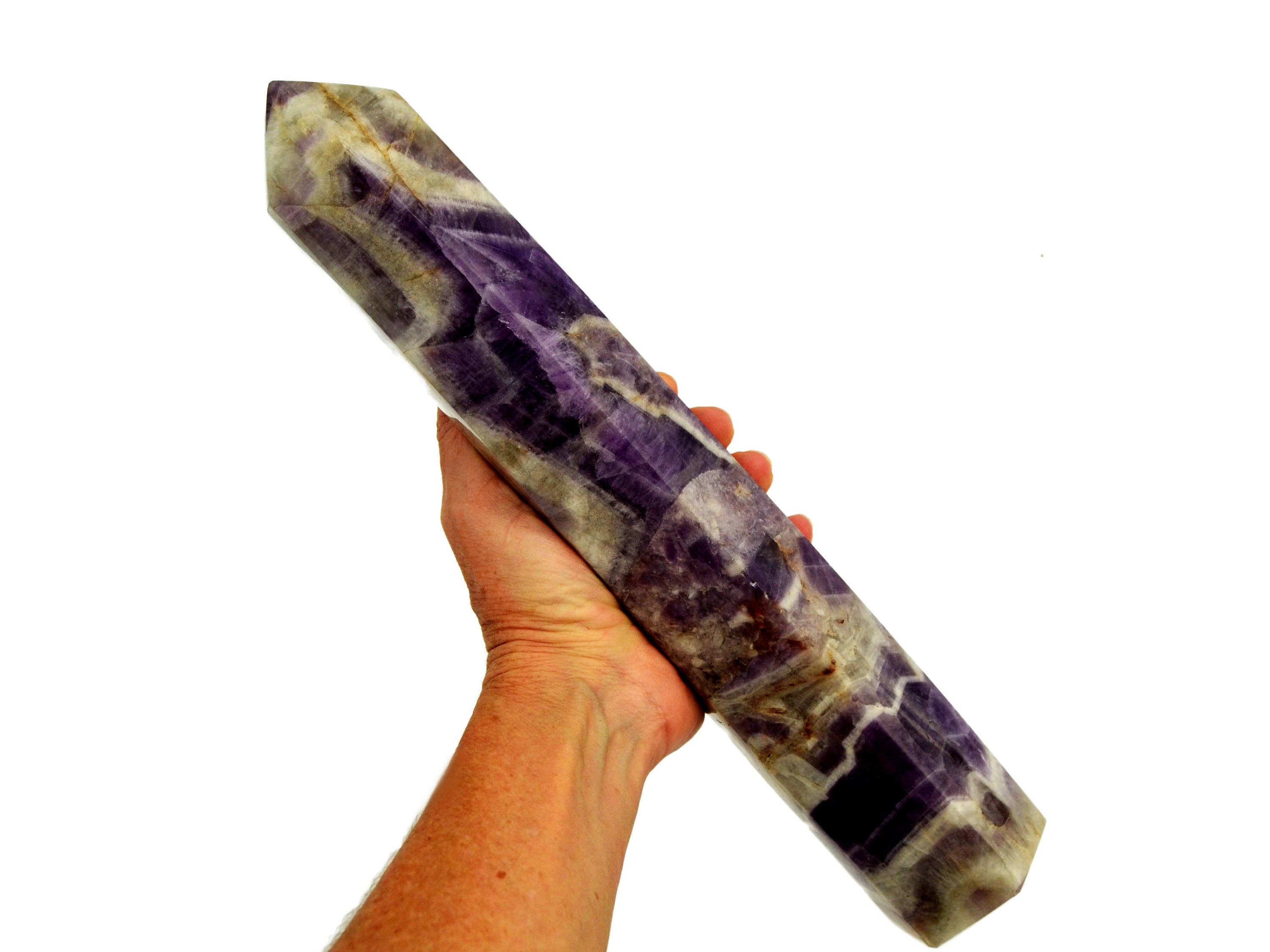 Kaia & Crystals – Pedra/cristal espiritual por atacado – Torre de quartzo ametista XXXL 1.700 g2