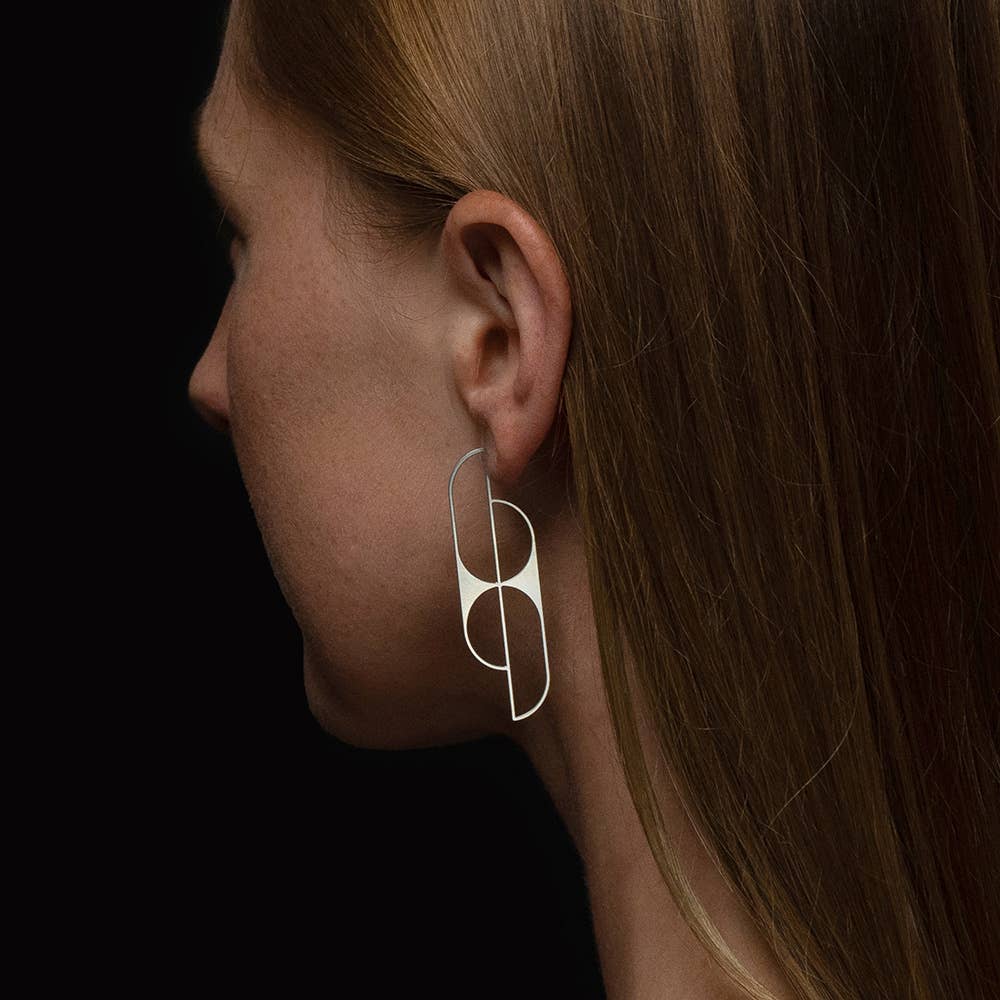 Angular Moment - Vendita all'ingrosso Orecchini pendenti - Orecchini Oval Maidan2