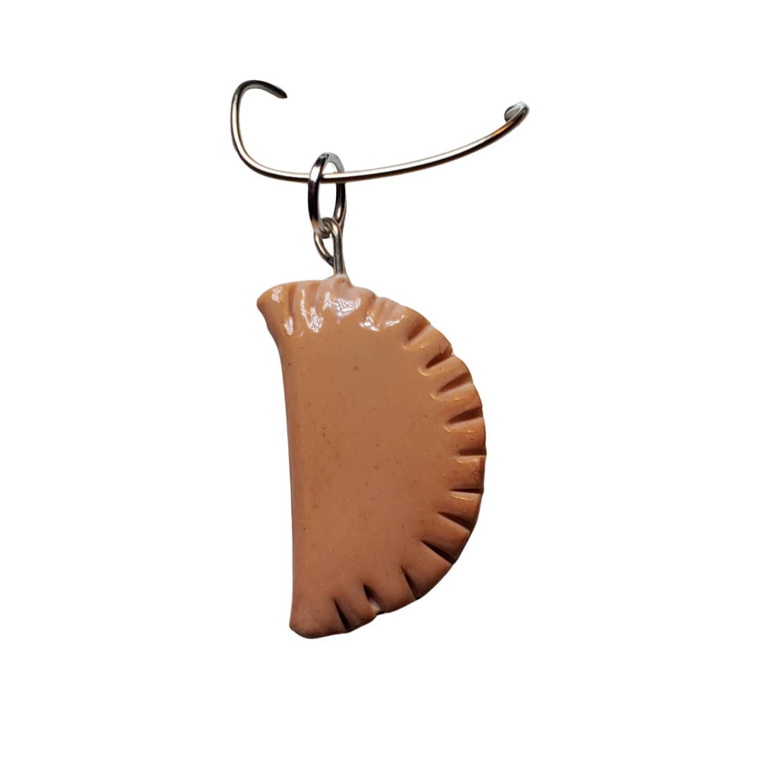 Pierogi Gifts - Wholesale Pendant/Charm Necklace - Pierogi Shaped Necklace
