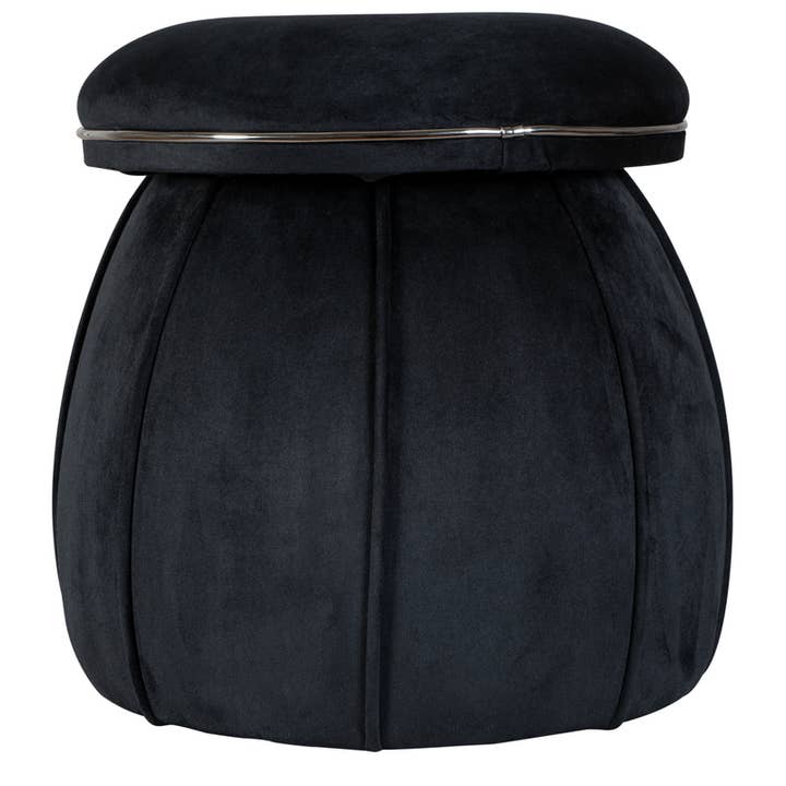 Corin 125 Svart/grafit Pall för wholesale av Kayoom Teppiche