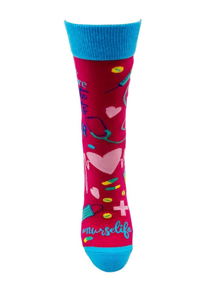 Fabdaz - Wholesale Socks - Women's - I See More Private Parts Than a Hooker Women's Crew Socks2