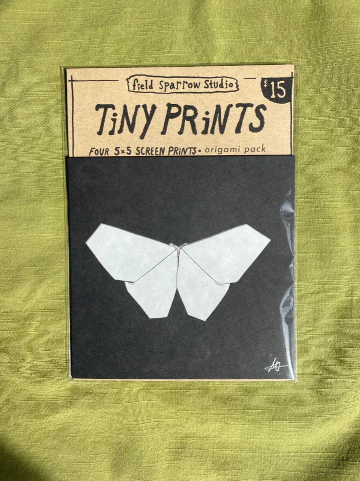 Tiny Print Pack - Origami Series for wholesale by Field Sparrow Studio