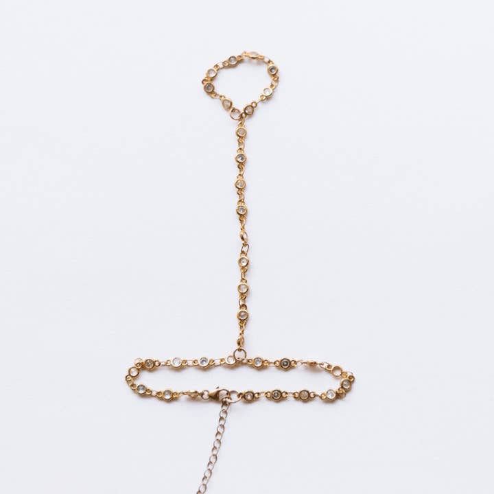 The Crystal Hand Chain for wholesale by Jay Nicole Designs
