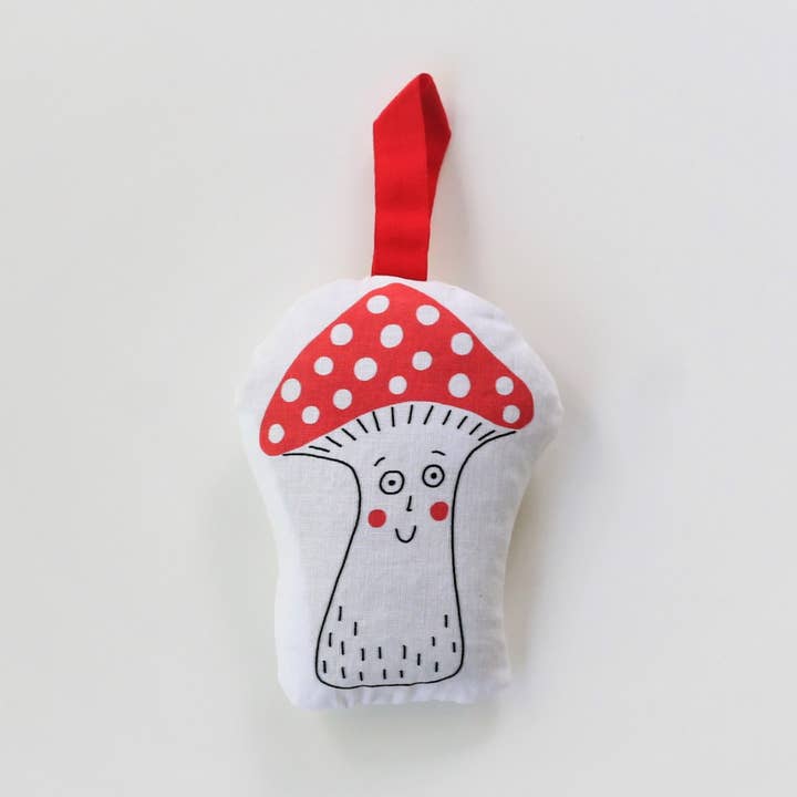 Sachets/ornements à la lavande biologique (champignons) pour la vente par Elvasia