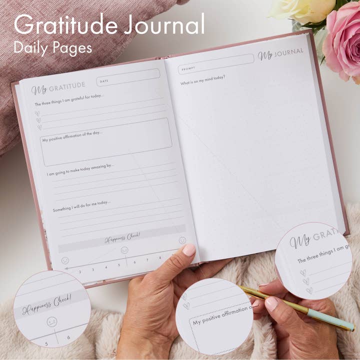 Perfect Planner Company – wholesale Journal och dagbok – Tacksamhetsbok - Peach Blush