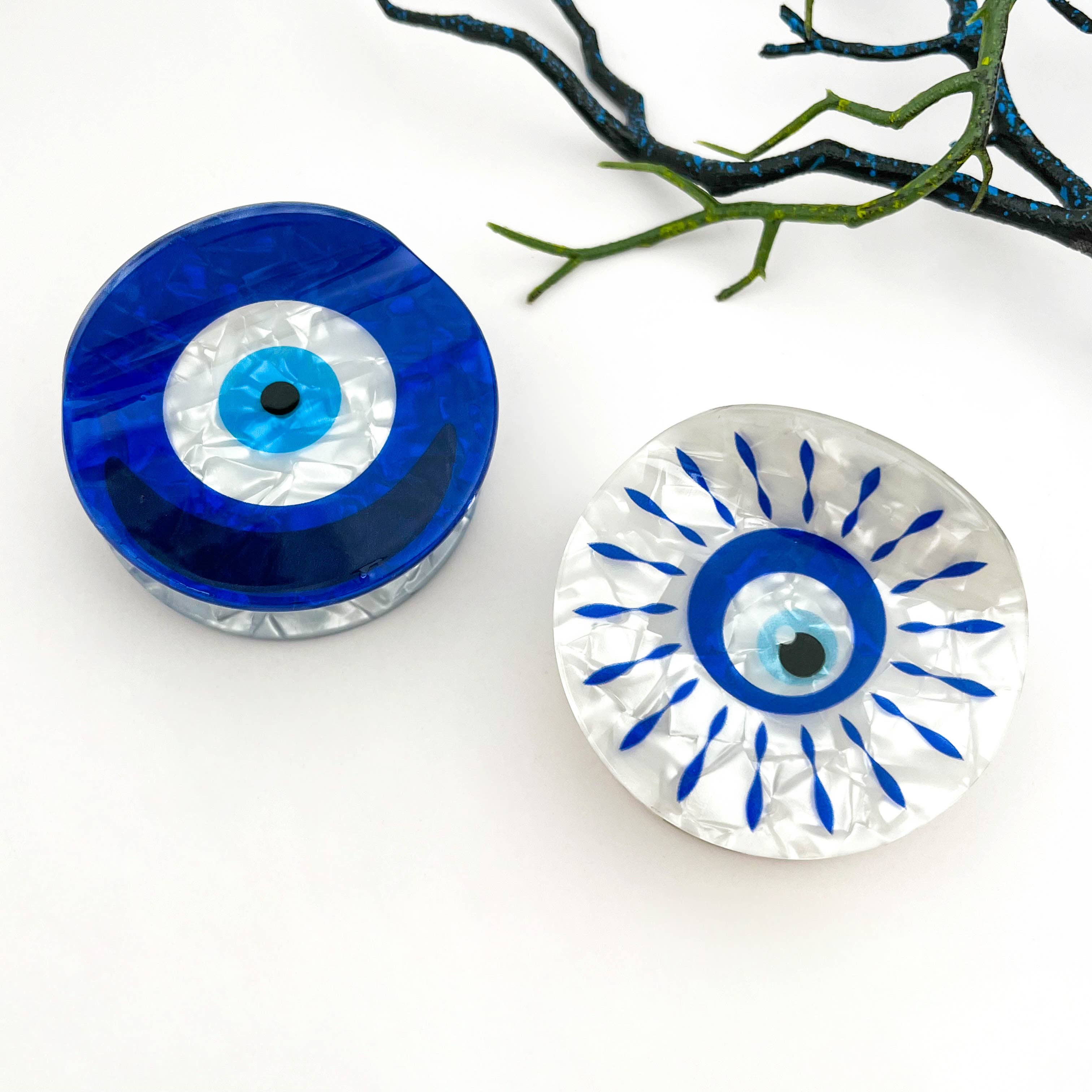 mildstyles – Engroshandel Hårspænde - Dame – Solbrille Rund Kreativ Hårklo Clips9