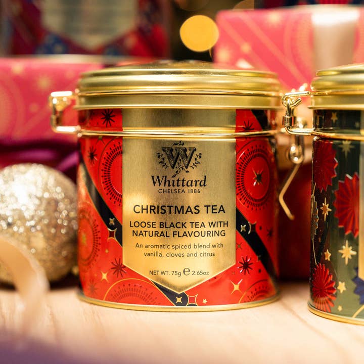 Whittard of Chelsea - Wholesale Loose Tea - Whittard Christmas Tea Clip Top 2.7oz