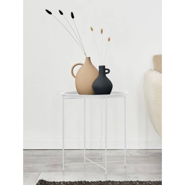 Voglrieder - Wholesale Side Table - 2nd choice metal side table round with storage solution A27