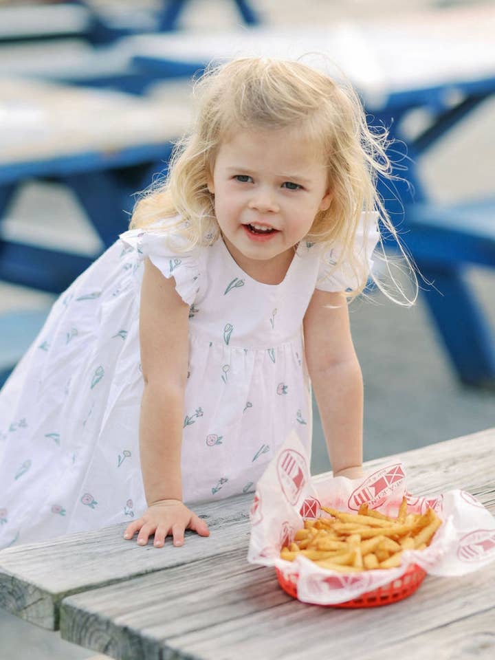 Pärlklänning i vårblommig för wholesale av Sonny James