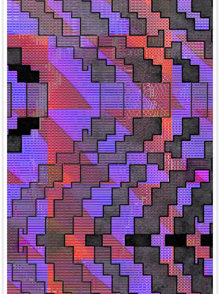 Stampa artistica Distortion Glitch per la vendita all'ingrosso da parte di The Underdog Print Shop
