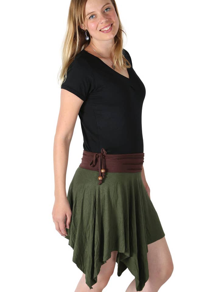 Kathmandu Imports – Saia - Mulher por atacado – Saia Pixie (TH-774)0