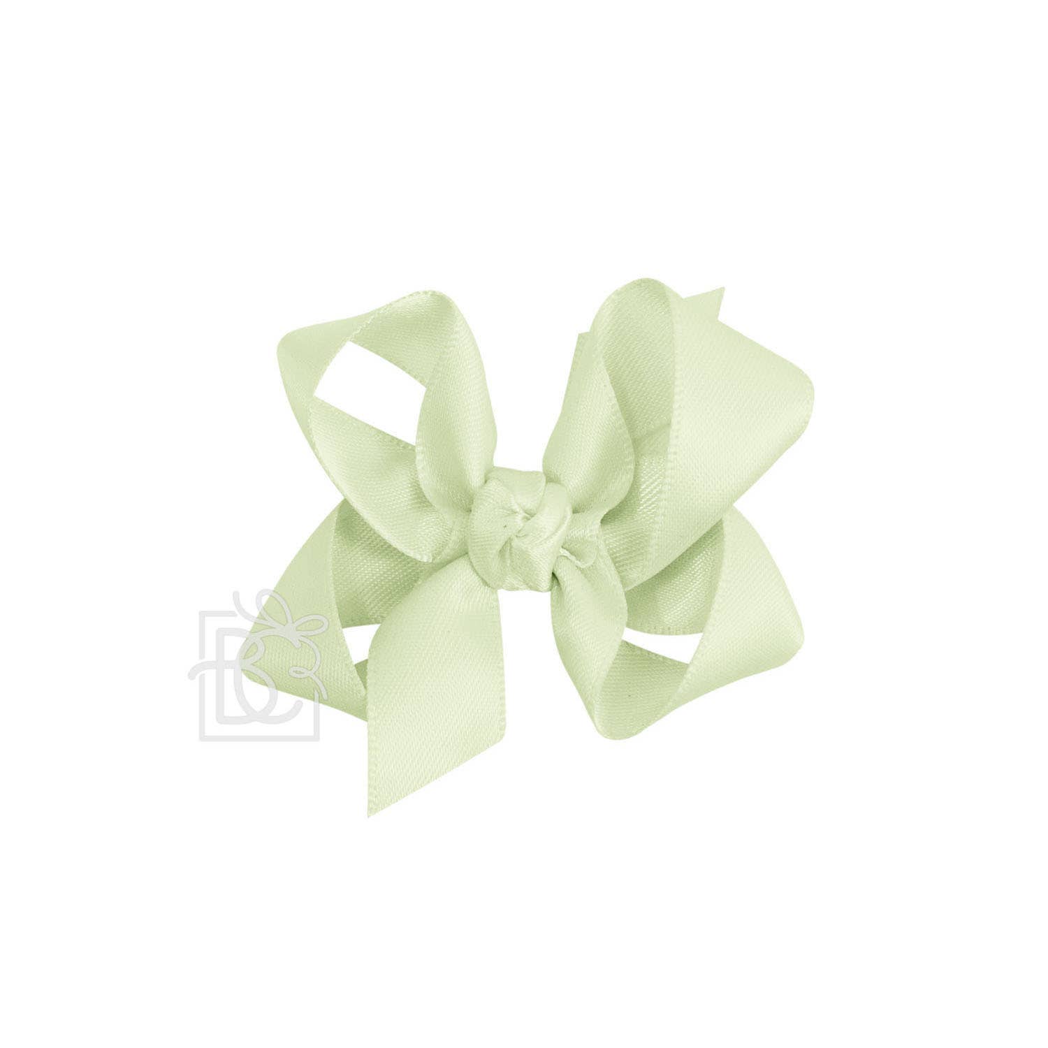 Beyond Creations, LLC - Wholesale Hair Bow - Kids - SATIN BOW ON CLIP192