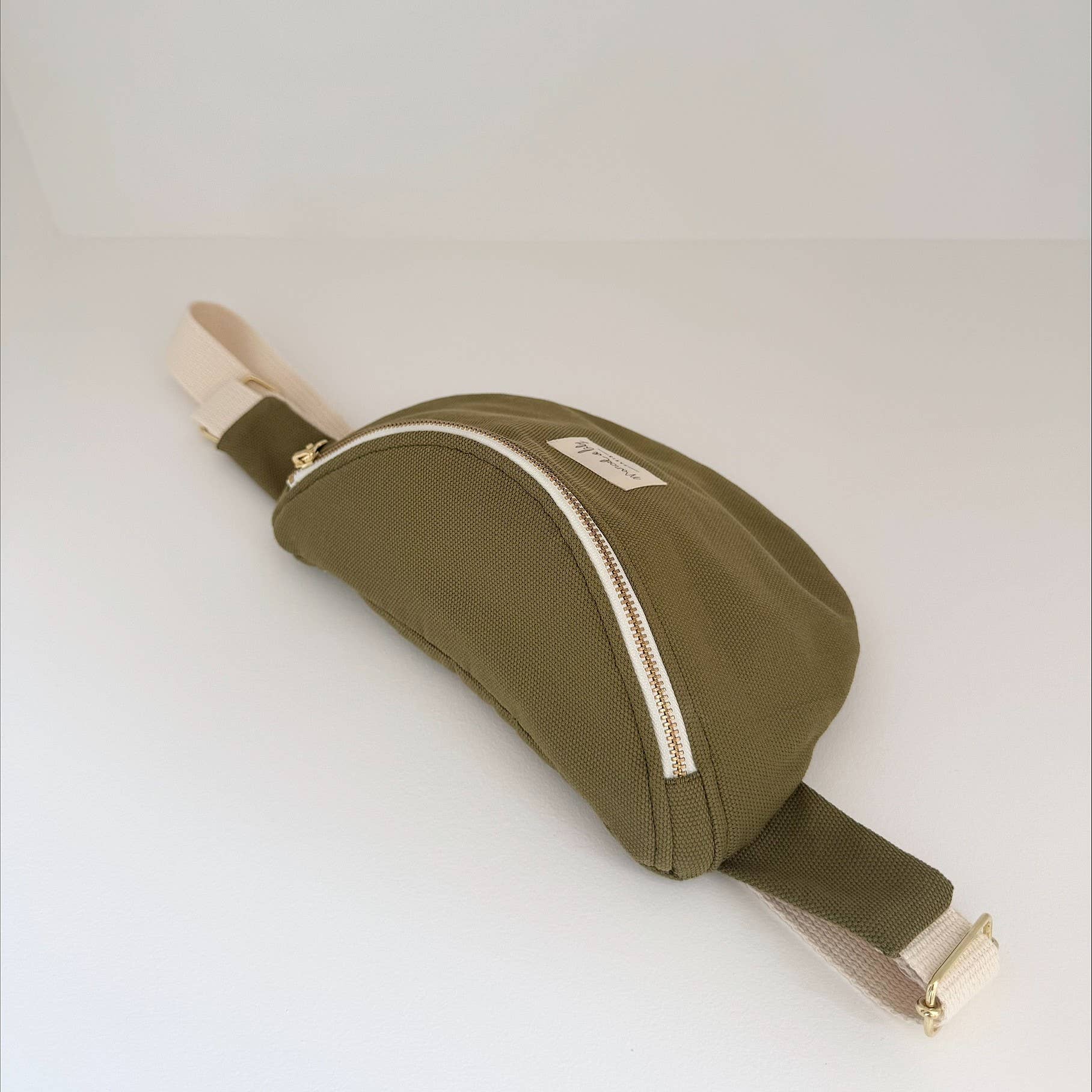 Marcel & Lily - Wholesale Belt Bag - Women's - Olive Green Cotton Fanny Pack3