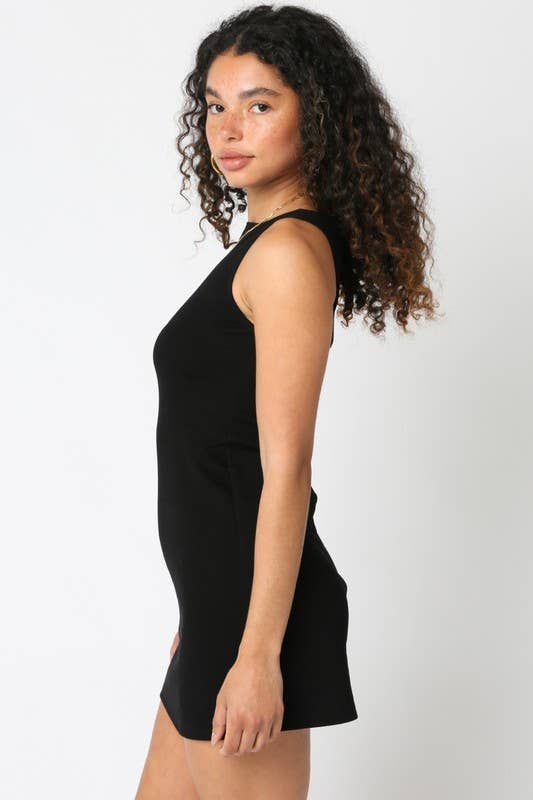 Olivaceous - Wholesale Dress - Women's - Helia Mini Dress1