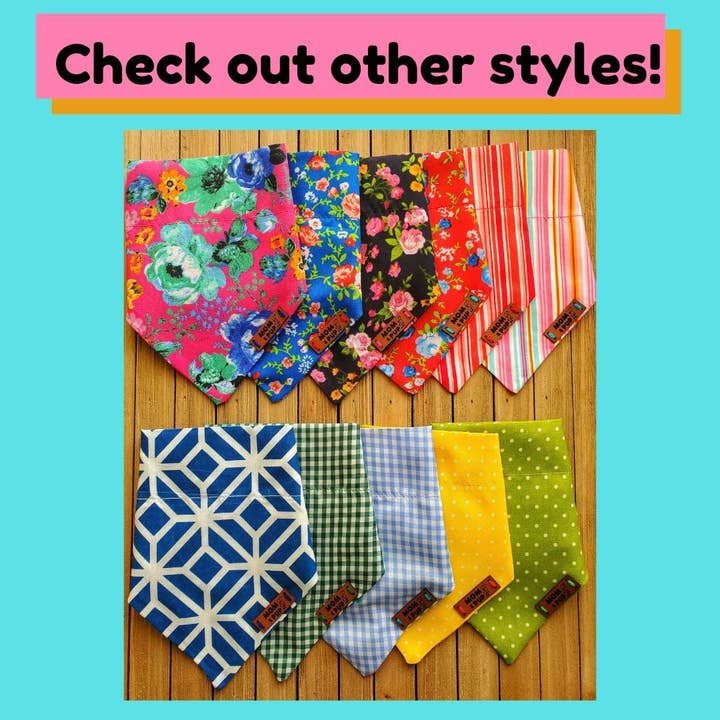 Mom And Pup Co. – Bandana - Cão por atacado – Bandana de cão sobre a coleira - Bandana de cão, cão de bolinhas4