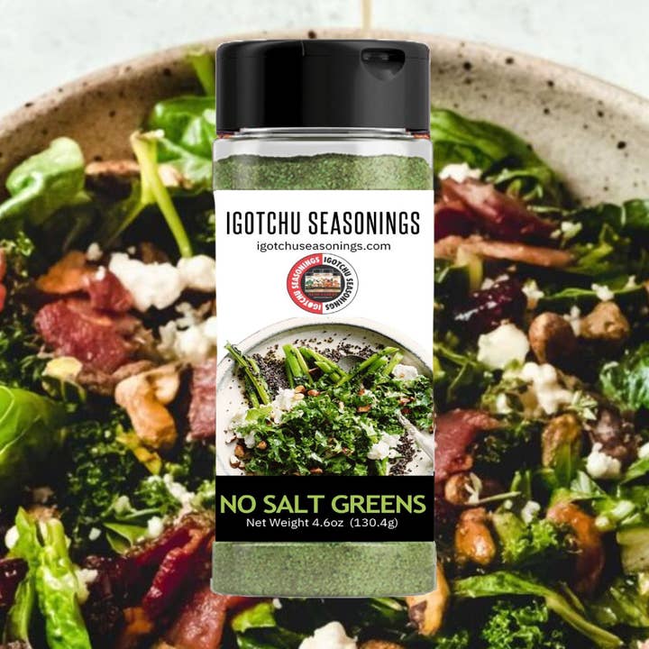 Igotchu No Salt Greens Seasoning for wholesale by Noir Lux Candle Co