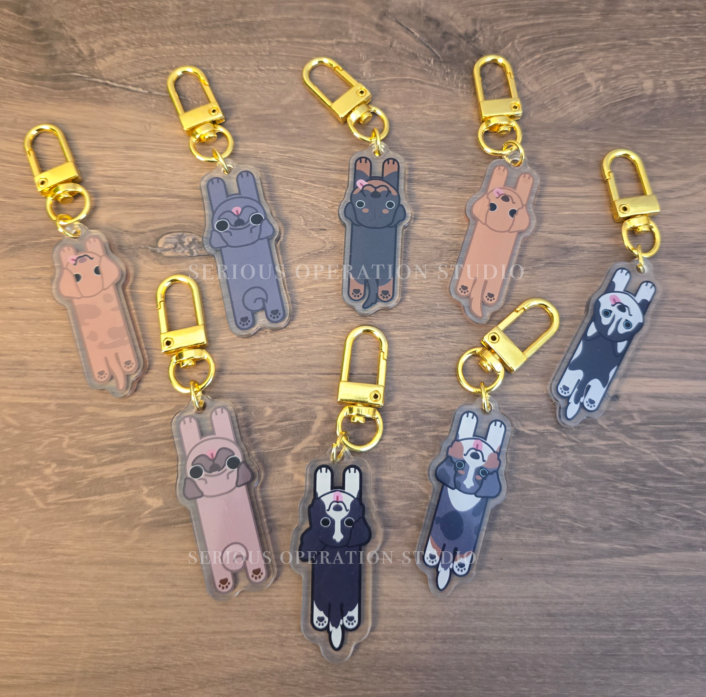 SeriousOperationStudio - Wholesale Keychain - Unisex - Long Cat & Dog Keychains2